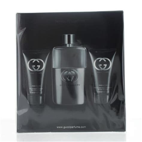 gucci by gucci cologne set|Gucci travel 3 piece set.